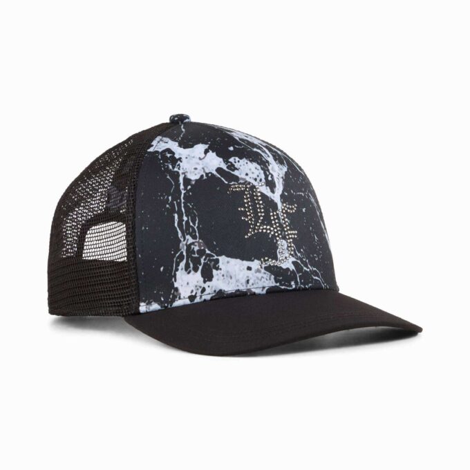 LaFrancé Napisane w chromowanej czapce trucker