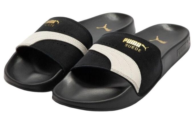 Lead Cat 2.0 Suede OG Slide „Black White”