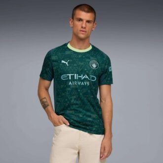 Manchester City 25/26 Czwarta replika męskiej koszulki piłkarskiej Manchester City 25/26 Czwarta replika męskiej koszulki piłkarskiej