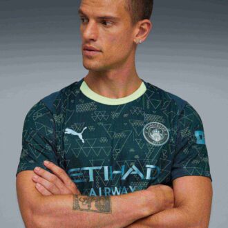 Manchester City 25/26 Czwarta replika męskiej koszulki piłkarskiej Manchester City 25/26 Czwarta replika męskiej koszulki piłkarskiej
