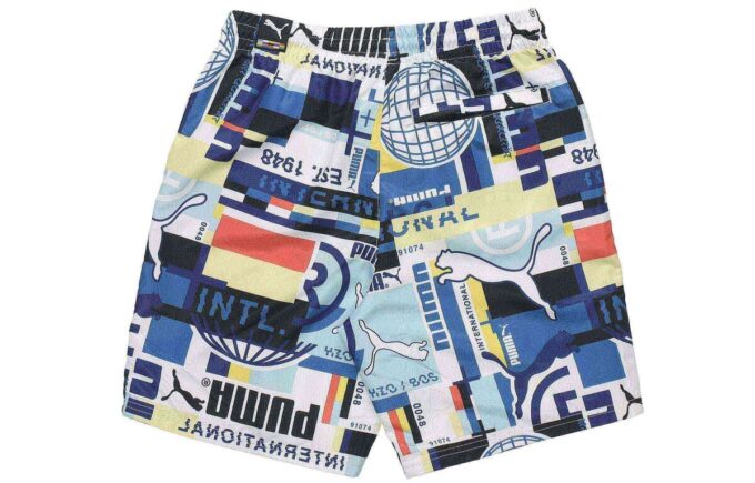 Międzynarodowy AOP Short „Multicolor”