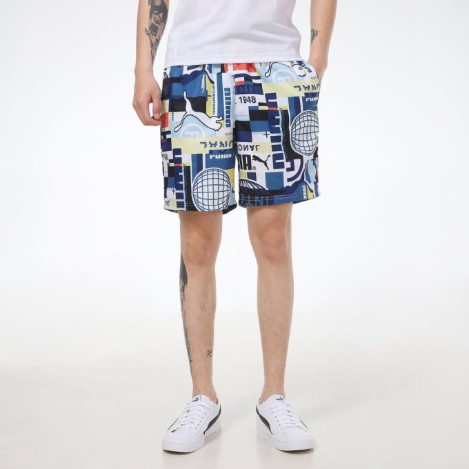 Międzynarodowy AOP Short „Multicolor”