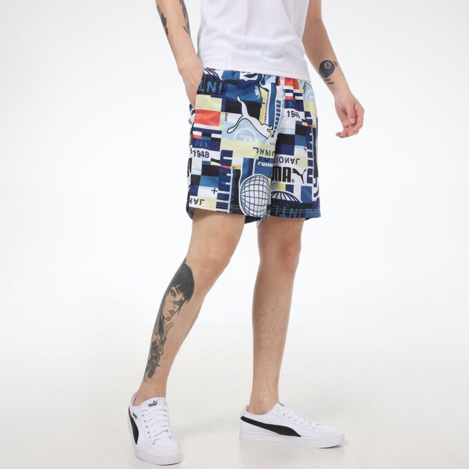 Międzynarodowy AOP Short „Multicolor”