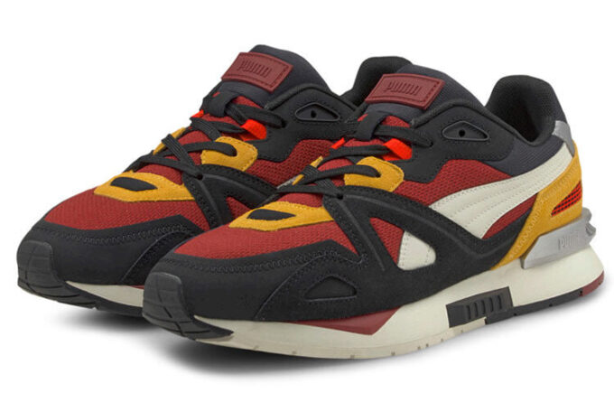 Mirage Mox Suede „Czarny Intensywny Czerwony”