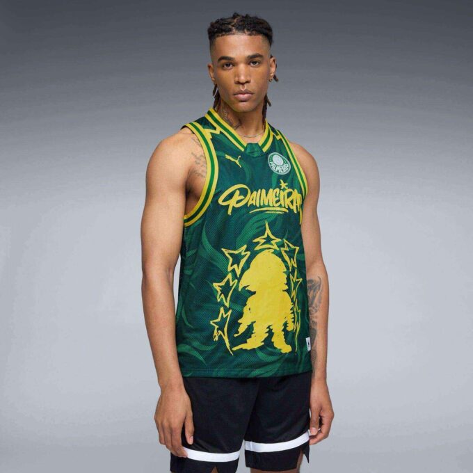 Męska koszulka do koszykówki HOOPS x SE Palmeiras