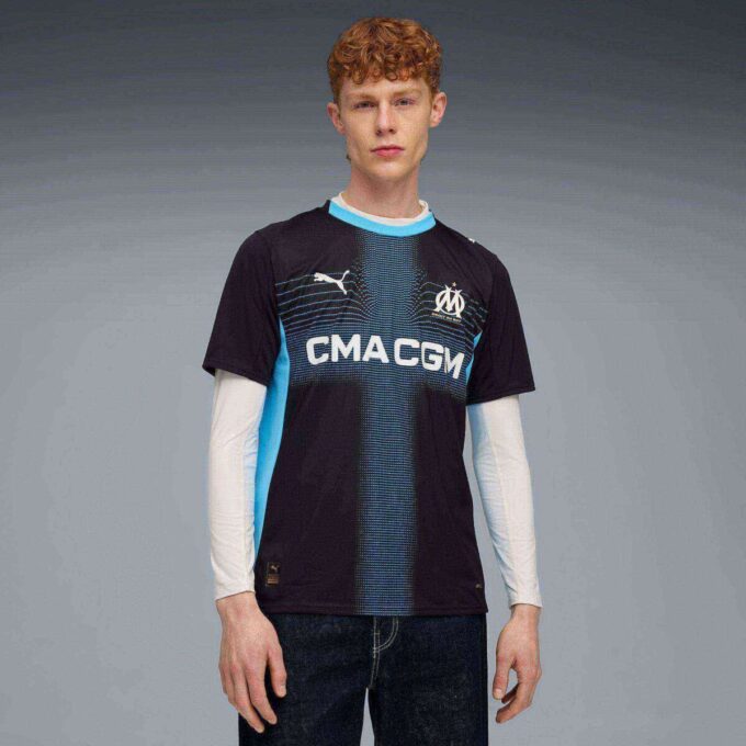 Męska koszulka piłkarska Olympique de Marseille 25/26 Męska koszulka piłkarska Olympique de Marseille 25/26
