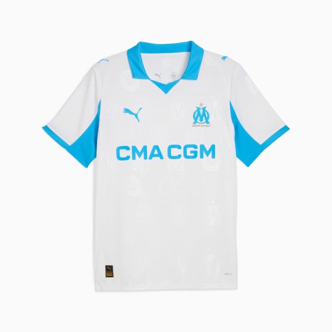 Męska koszulka piłkarska Olympique de Marseille 25/26 Home Męska koszulka piłkarska Olympique de Marseille 25/26 Home