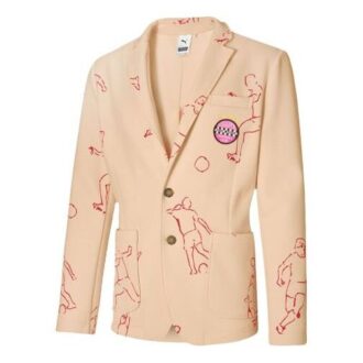 Męska kurtka PUMA x KS TAILORED Knit Peach Jacket