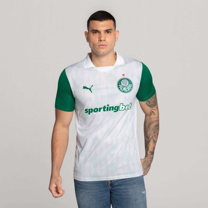 Męska wyjazdowa koszulka piłkarska SE Palmeiras Torcedor ’25