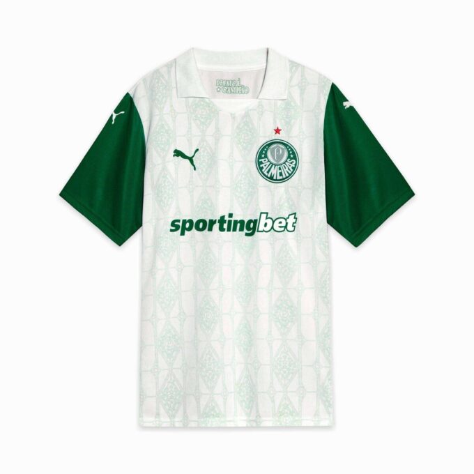 Męska wyjazdowa koszulka piłkarska SE Palmeiras Torcedor ’25
