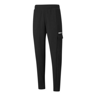 Męskie spodnie sportowe PUMA Winterized z kieszeniami bocznymi, polarową podszewką i dzianiną Stay Warm w kolorze czarnym Męskie spodnie sportowe PUMA Winterized z kieszeniami bocznymi, polarową podszewką i dzianiną Stay Warm w kolorze czarnym
