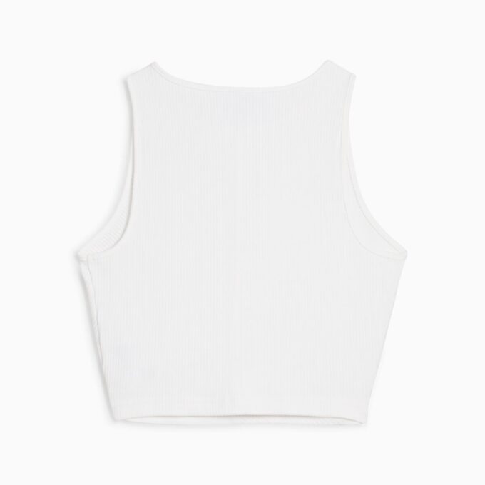 Niezbędny damski prążkowany top typu crop-top Niezbędny damski prążkowany top typu crop-top