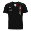 Oficjalna koszulka włoskich mistrzów AC Milan w kolorze czarnym