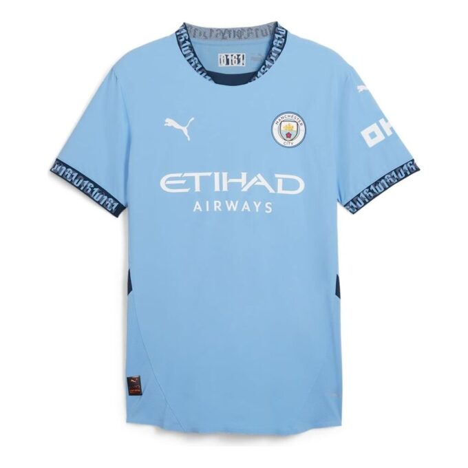 Oryginalna koszulka domowa Manchester City 24/25 „Niebieska w pudełku”