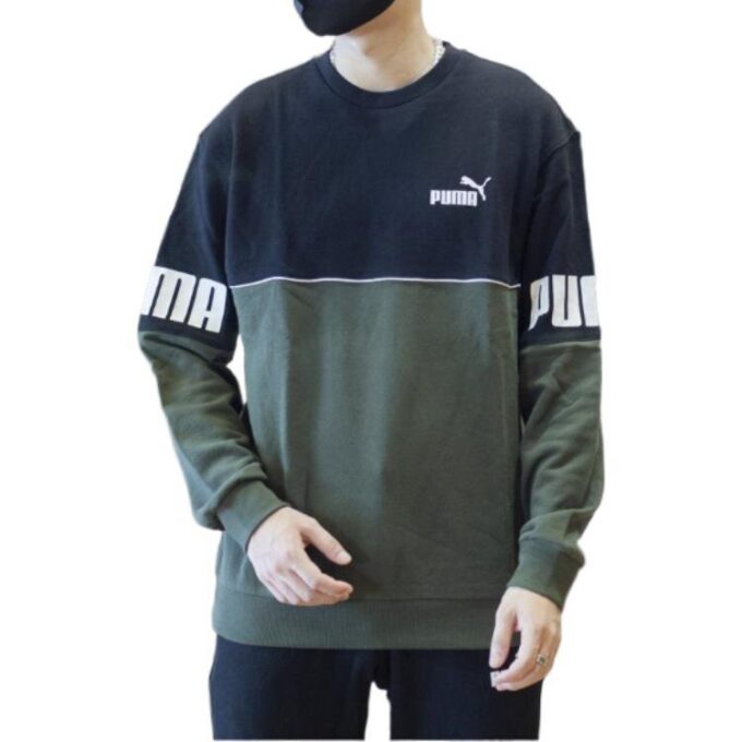 Power Colorblock Crew „Czarny”