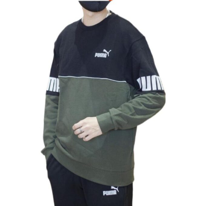 Power Colorblock Crew „Czarny”