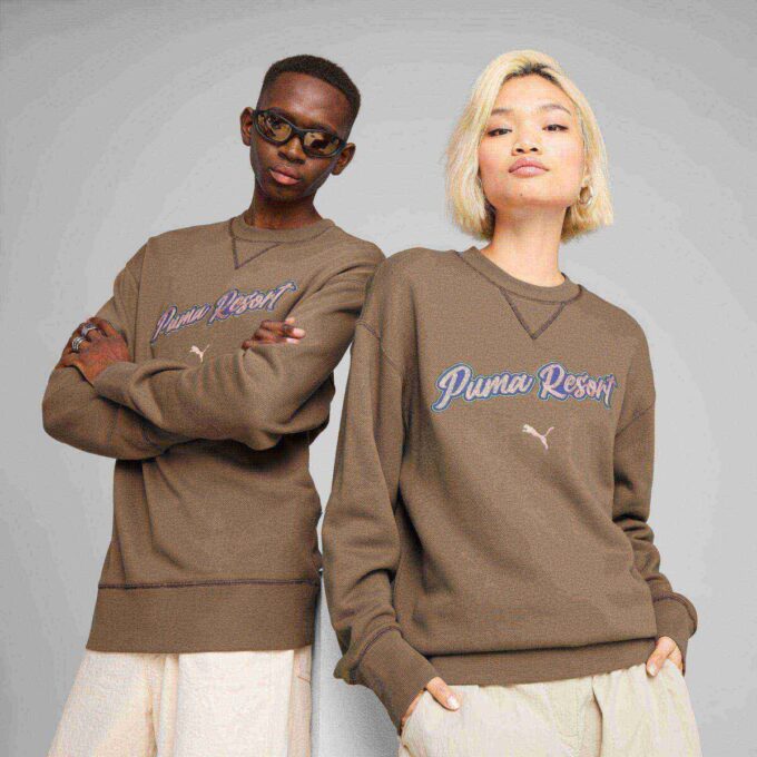 PREMIUM ESSENTIALS Męska luźna bluza z nadrukiem PREMIUM ESSENTIALS Męska luźna bluza z nadrukiem