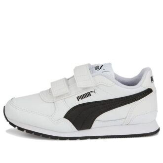 (PS) Buty skórzane ST Runner v3 w kolorze biało-czarnym