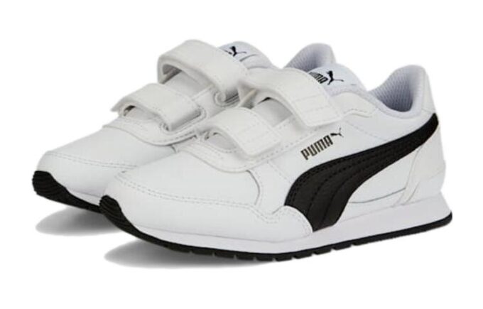 (PS) Buty skórzane ST Runner v3 w kolorze biało-czarnym