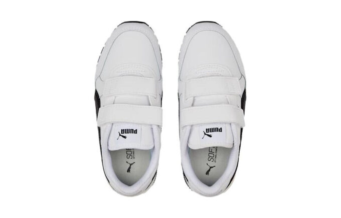 (PS) Buty skórzane ST Runner v3 w kolorze biało-czarnym
