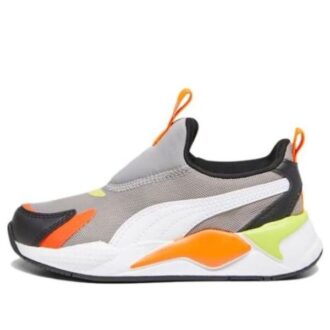 (PS) RS-X3 Slip-On „Concrete Grey Rickie Orange”