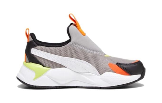 (PS) RS-X3 Slip-On „Concrete Grey Rickie Orange”