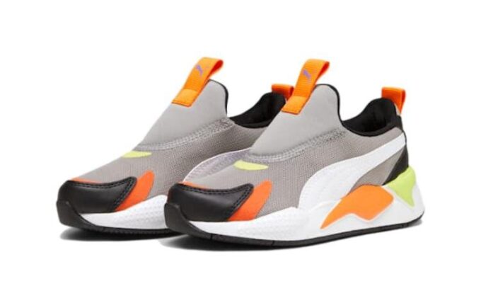 (PS) RS-X3 Slip-On „Concrete Grey Rickie Orange”