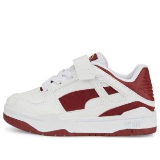 (PS) Slipstream Suede „Biała Intensywna Czerwień”