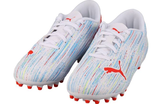 (PS) Ultra 4.2 MG Jr Soccer Shoes K „Biało-Czerwono-Niebieskie”