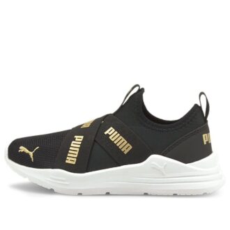 (PS) Wired Run Slip-On „Czarny Team Gold”