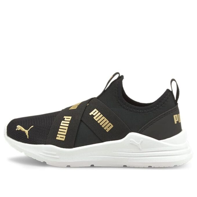 (PS) Wired Run Slip-On „Czarny Team Gold”