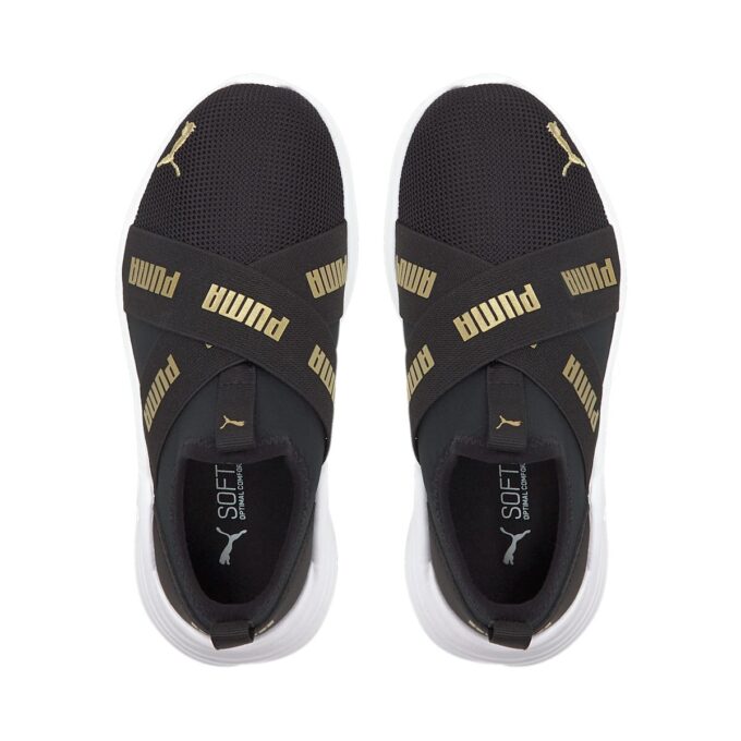 (PS) Wired Run Slip-On „Czarny Team Gold”