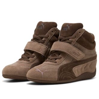 PUMA x Alexander McQueen Speedcat Mid Wedge „Brown”