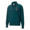 PUMA x Ami Bluza z zamkiem błyskawicznym w kolorze zielonym