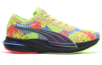 PUMA x Atmos Deviate Nitro „Zielony Czerwony Niebieski”