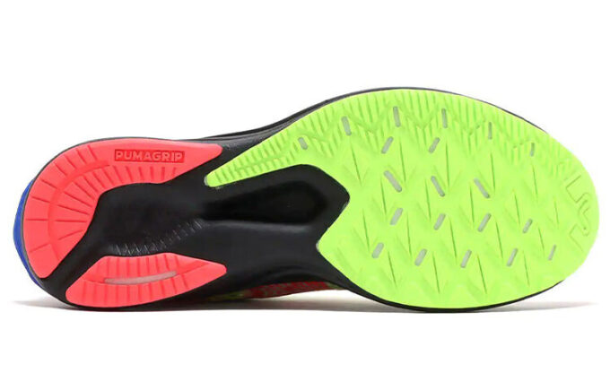 PUMA x Atmos Deviate Nitro „Zielony Czerwony Niebieski”