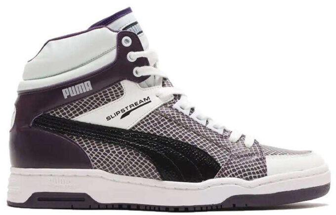 PUMA x Atmos SlipStorm Mid Snake Vintage „Biały Fioletowo-Czarny”