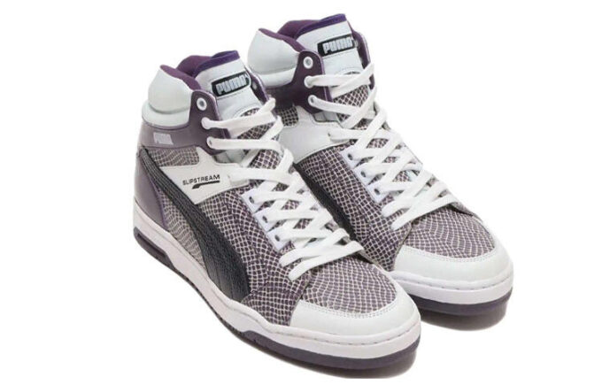 PUMA x Atmos SlipStorm Mid Snake Vintage „Biały Fioletowo-Czarny”