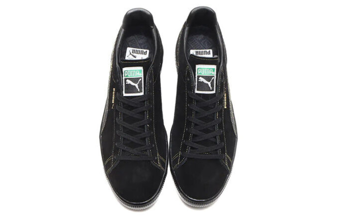 PUMA x Atmos x DUSTYCHAMP x QDS Zamsz Wyprodukowano w Japonii „Czarno-biały”