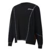 PUMA x ATTEMPT Crossover Casual Okrągły dekolt Kontrastowe kolory Długie rękawy Czarny