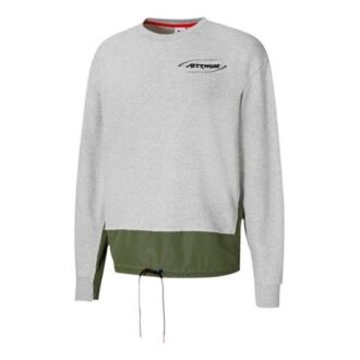 PUMA x ATTEMPT Krzyżowe łączenie casualowe okrągły dekolt szary PUMA x ATTEMPT Krzyżowe łączenie casualowe okrągły dekolt szary