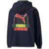 PUMA x Butter Goods Lekka bluza z kapturem i zamkiem błyskawicznym w kolorze granatowym