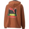 PUMA x Butter Goods Lekka bluza z kapturem i zamkiem błyskawicznym w stylu Pop Over Top w kolorze brązowym