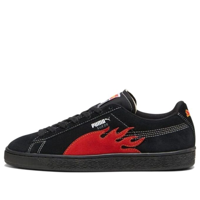 PUMA x Butter Goods Zamszowe Klasyczne Buty „Czarno-Czerwone”