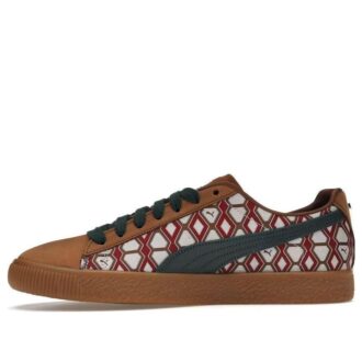 PUMA x Dapper Dan Clyde Vintage „Pre-Game Runway – Brown” PUMA x Dapper Dan Clyde Vintage „Pre-Game Runway – Brown”