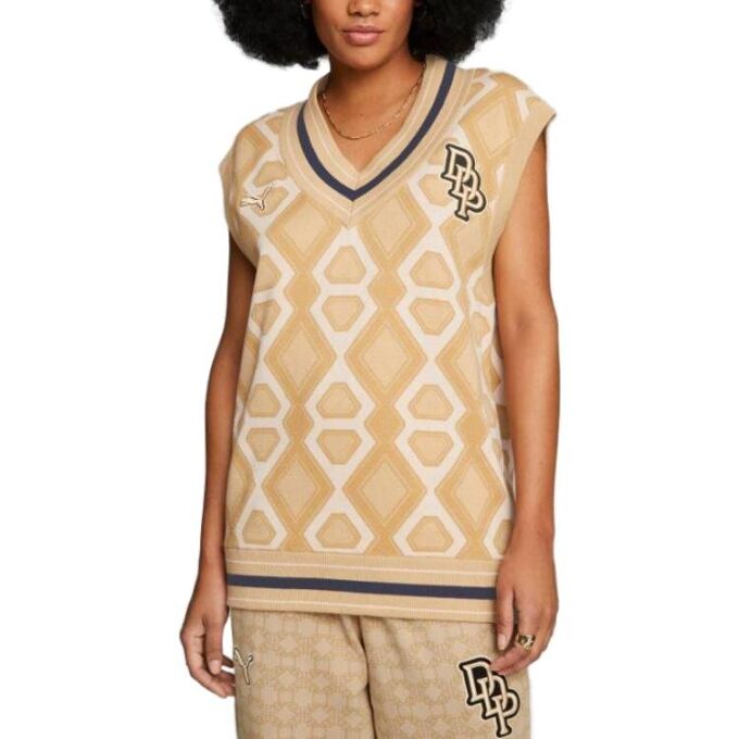 PUMA x Dapper Dan Knit Vest Ginger Root „Orange”