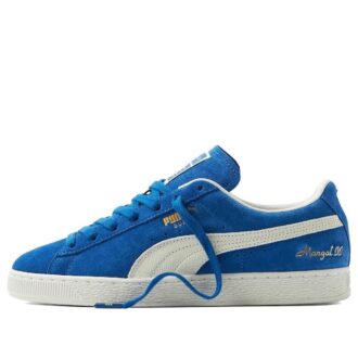 PUMA x END. Suede Mangal II Clyde w kolorze Royal White