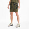 PUMA x First Mile Modne szorty casualowe w kolorze oliwkowym