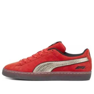 PUMA x Formuła 1 Szanghaj GP Zamszowe „Pop Red Gold”