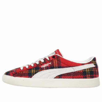 PUMA x Harris Tweed Suede Vintage „Tartan Red”